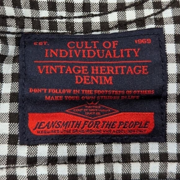 Cult of Individuality Medium Wash Straight Leg Denim Rogan Capri Jeans Size 28 - Picture 7 of 13